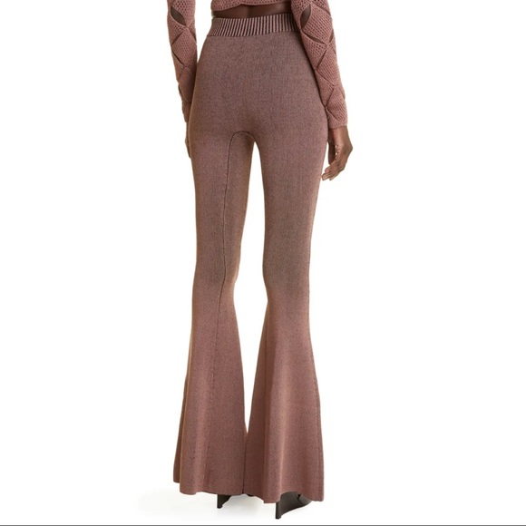 Isa Boulder Tent Ribbed Flare Hem Pants - Picture 5 of 5